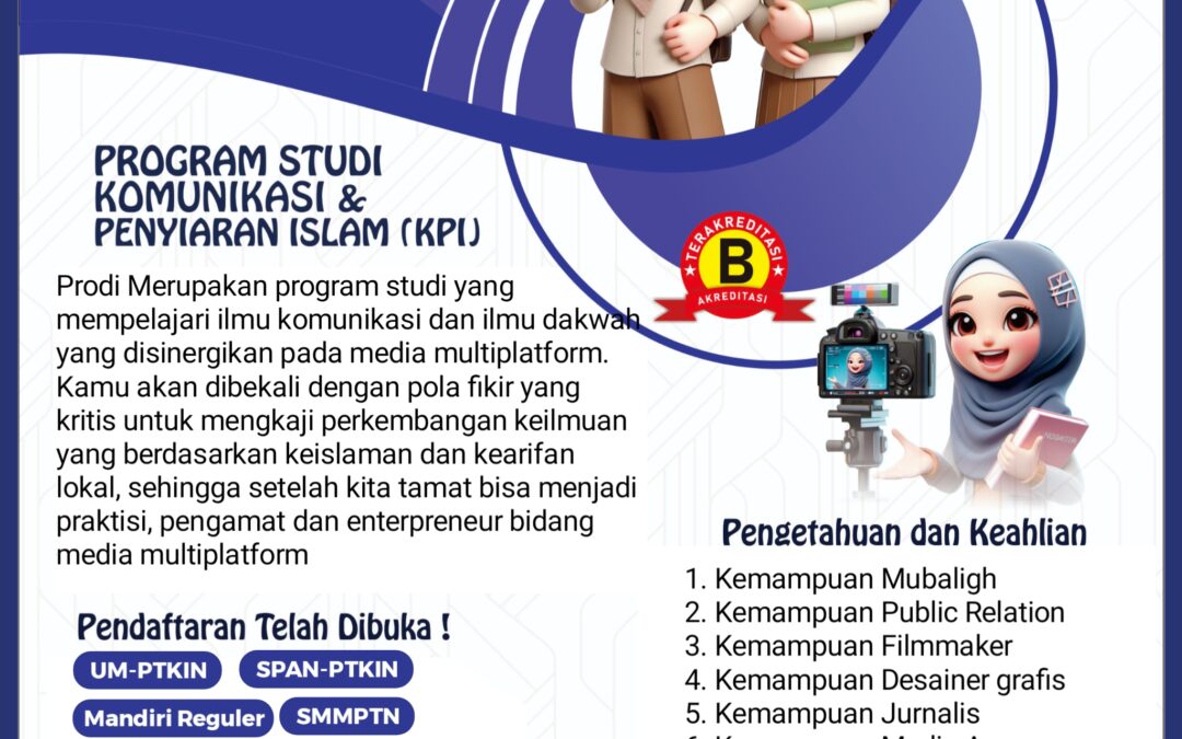 Pendaftaran Mahasiswa Baru Prodi Komunikasi dan Penyiaran Islam